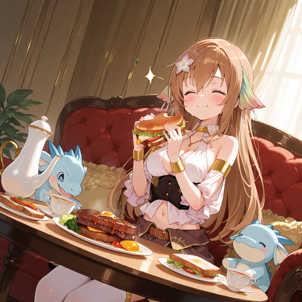 お肉って、すごく美味しいよね～♪