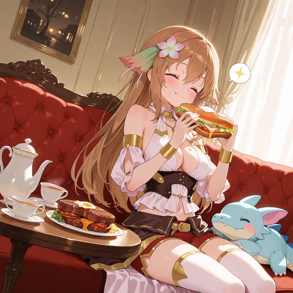 お肉って、すごく美味しいよね～♪