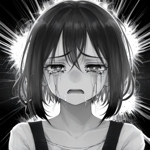 衝撃的な涙