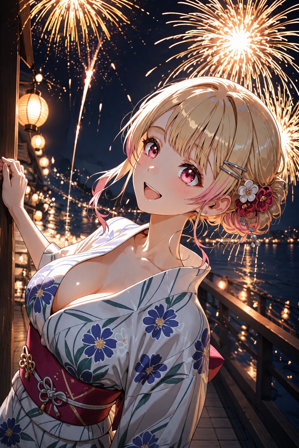 浴衣姿の愛桜