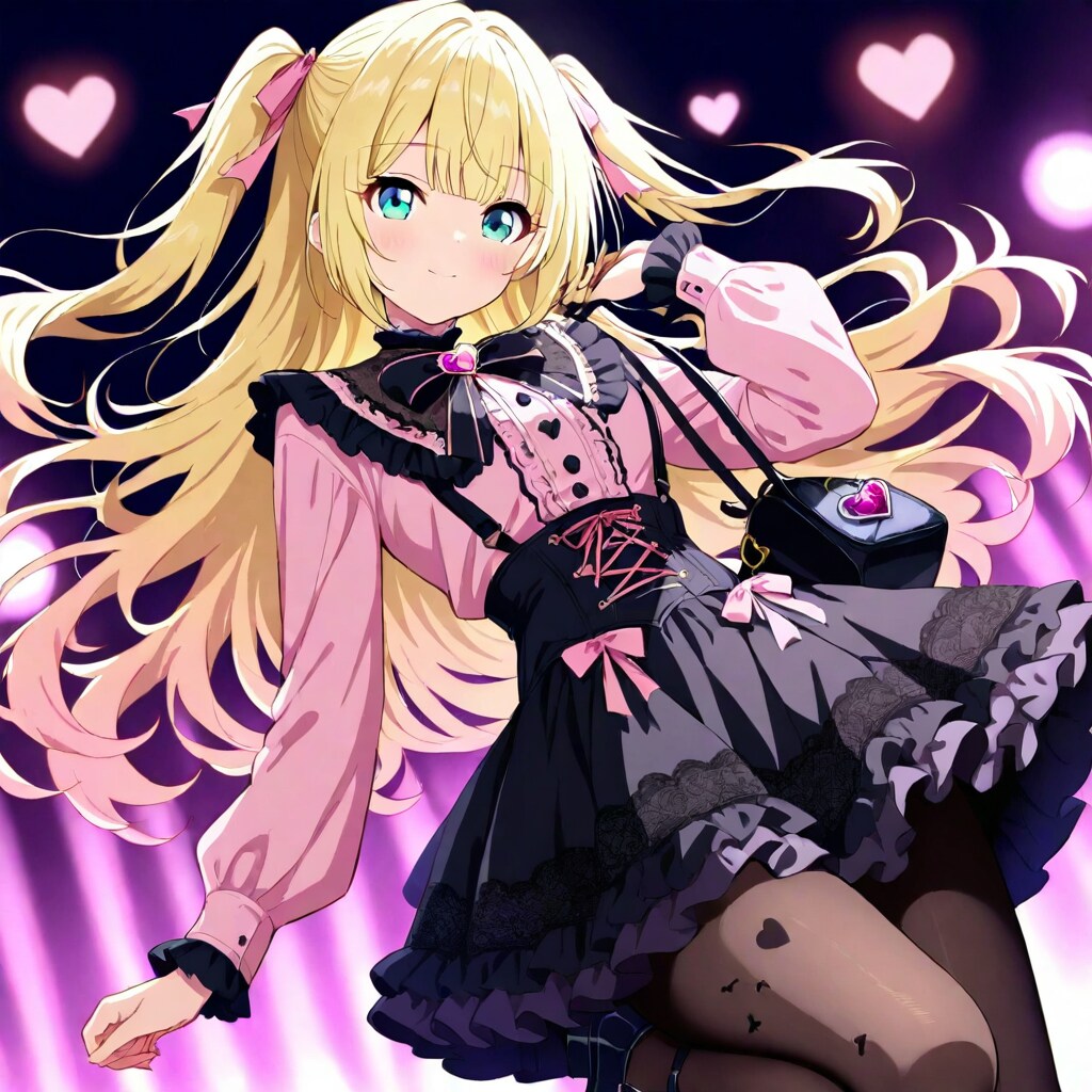 彩葉(いろは)の地雷系ファッション | の人気AIイラスト・グラビア