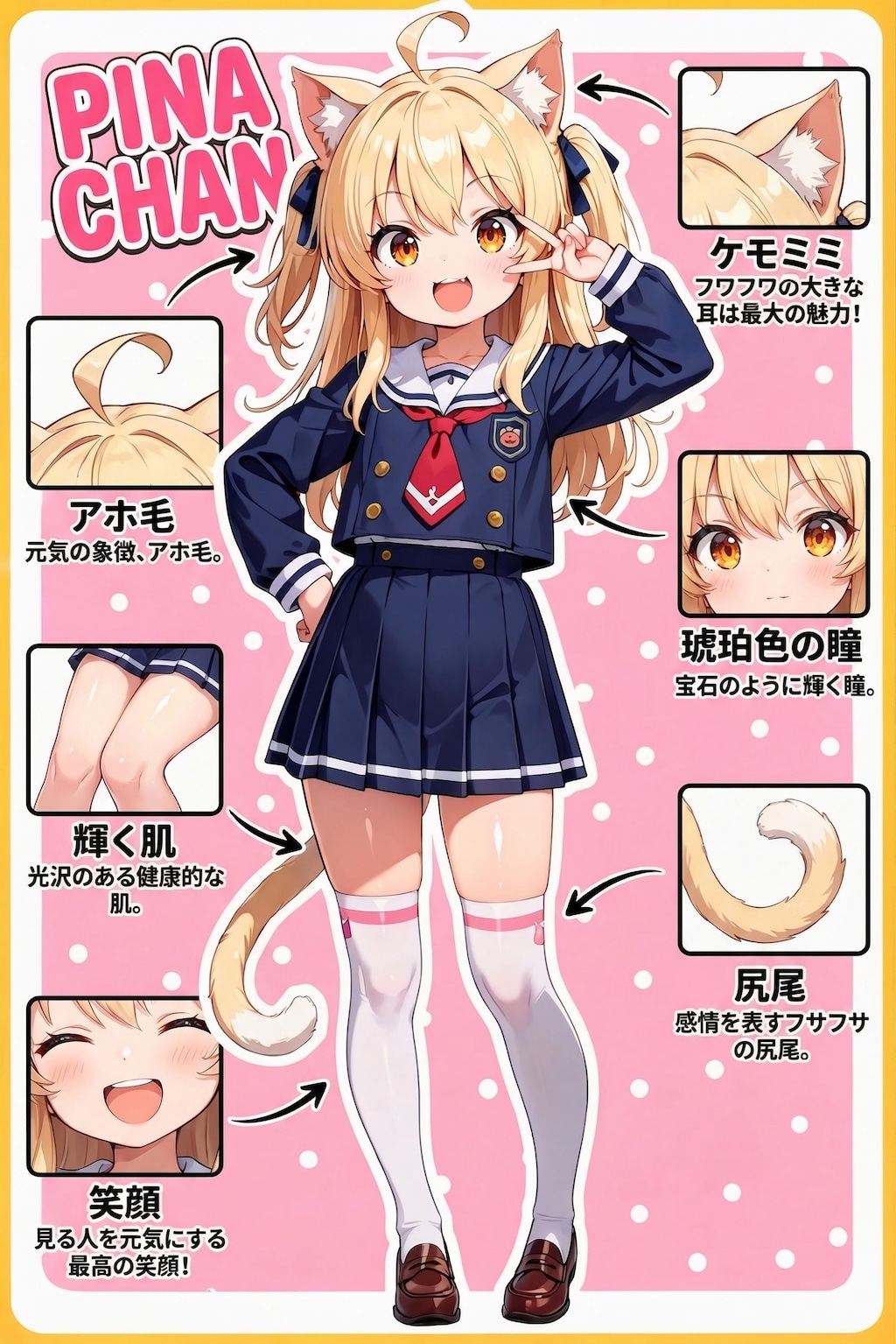 ピナちゃんのチャームポイント！