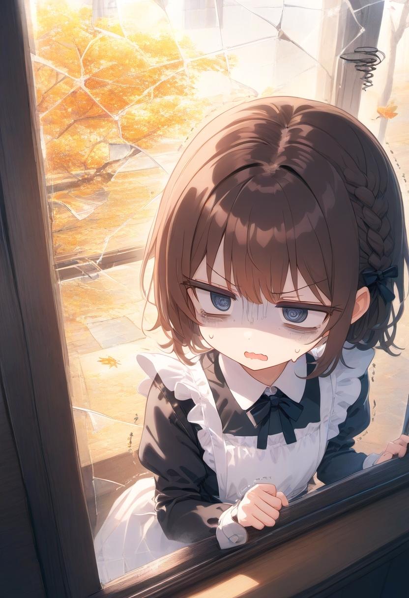 窓ガラス粉砕 | の人気AIイラスト・グラビア