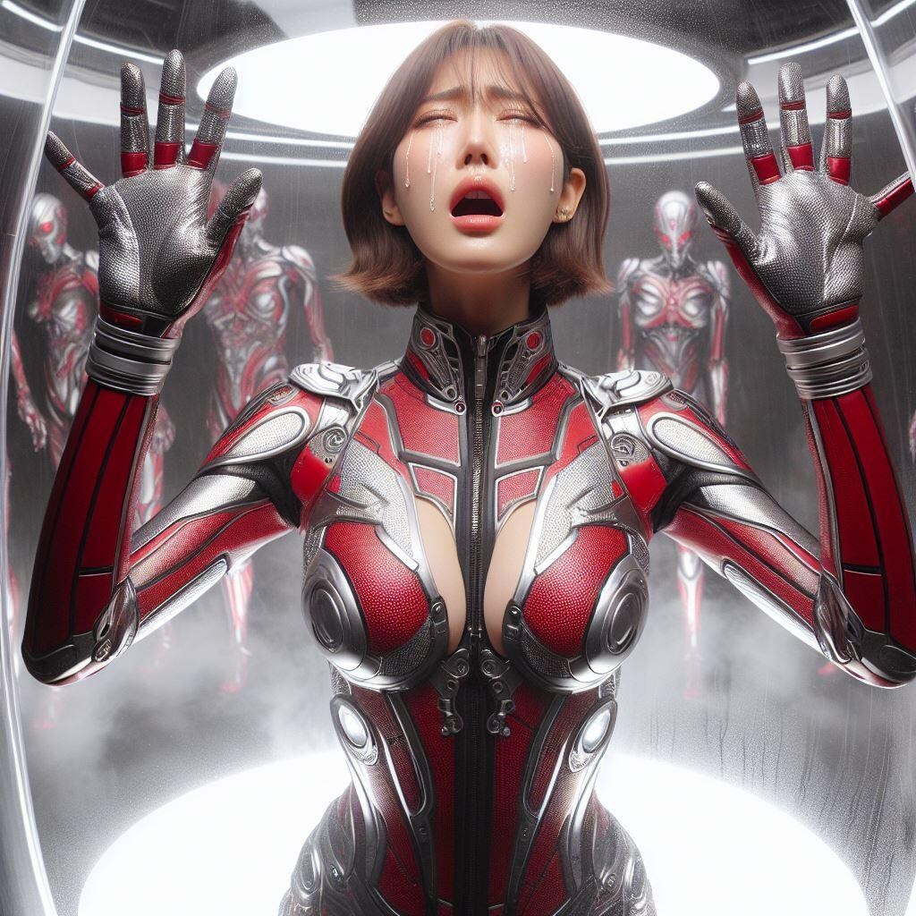 敗北したレッドレディはお仕置きカプセルの中に入れられて…#6