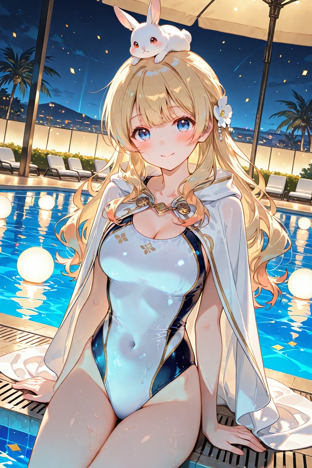 ナイトプールの姫様