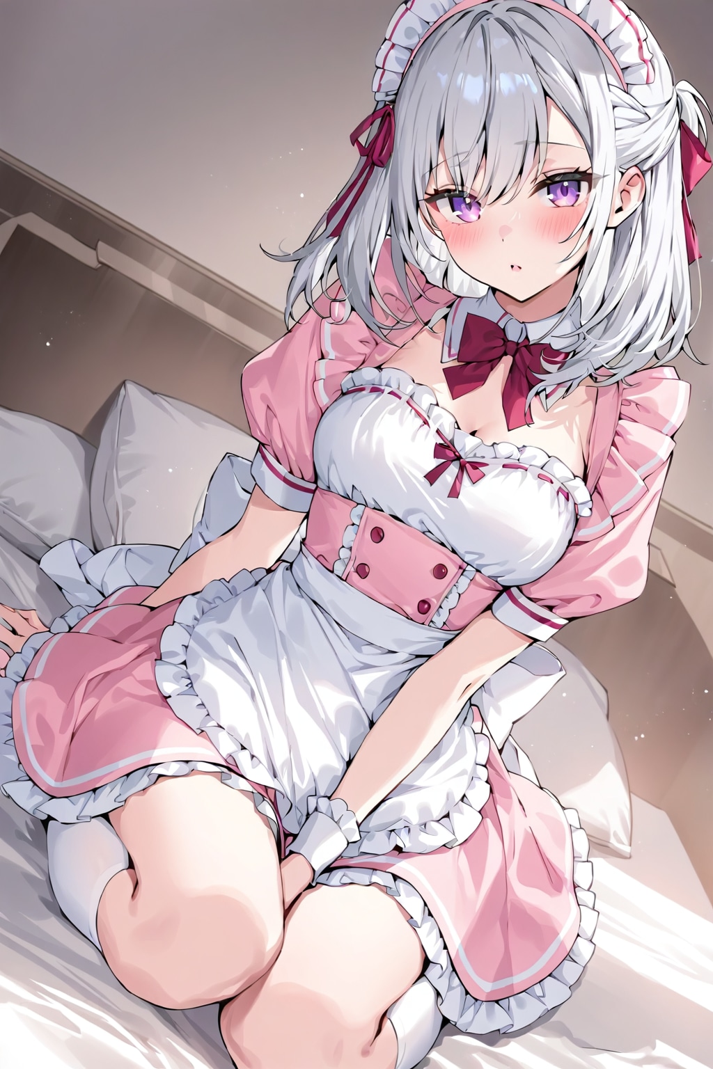 (1299)銀髪ちゃんメイド