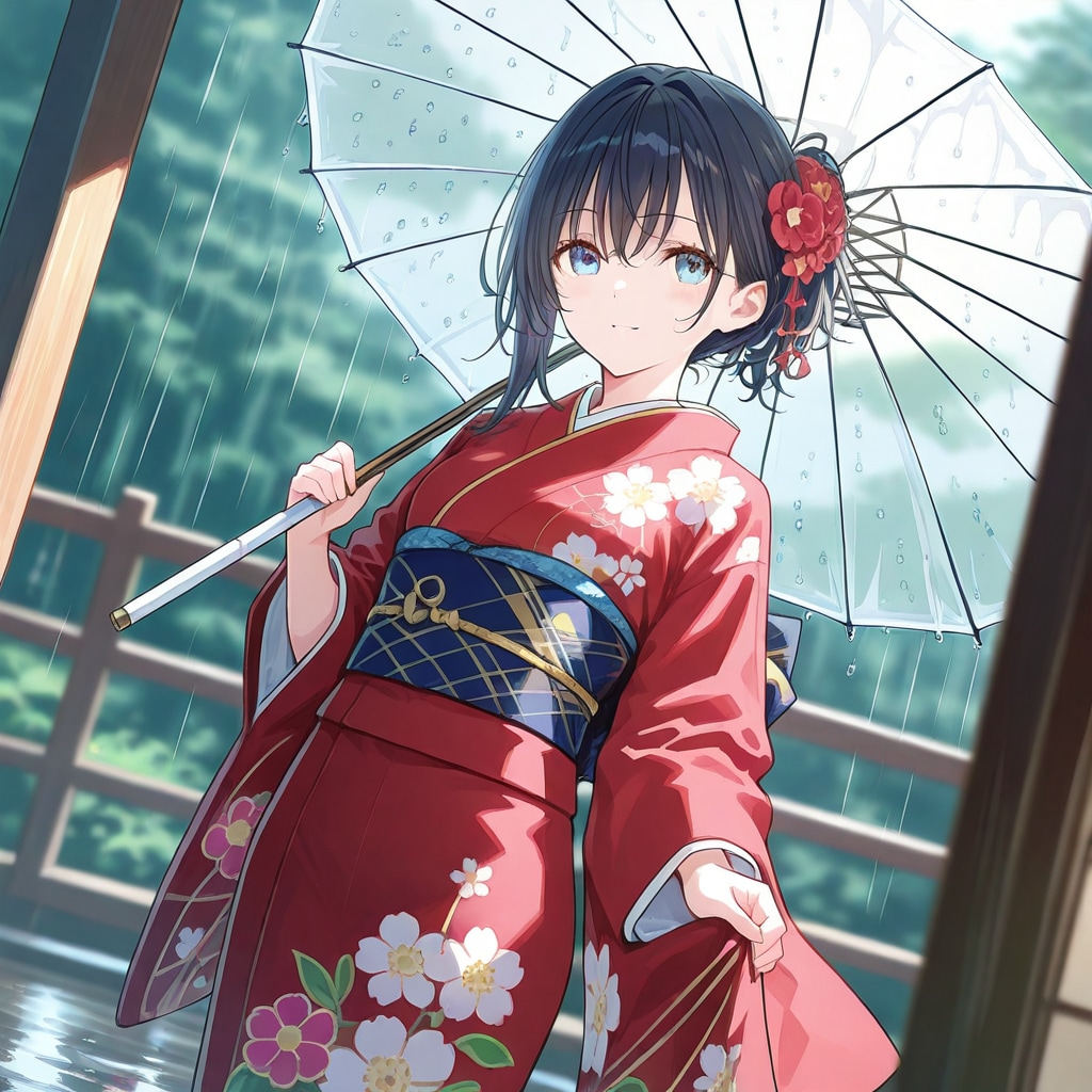 和服女子
