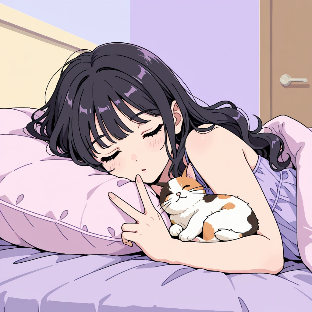 おやすみはっぴーピース（１）MOKA | の人気AIイラスト・グラビア