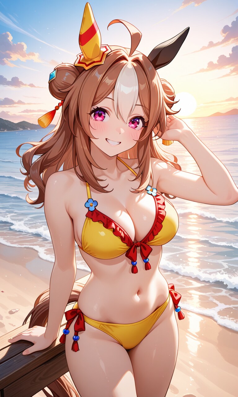 ウマ娘　コパノリッキー　水着