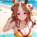 ウマ娘　コパノリッキー　水着 2枚目
