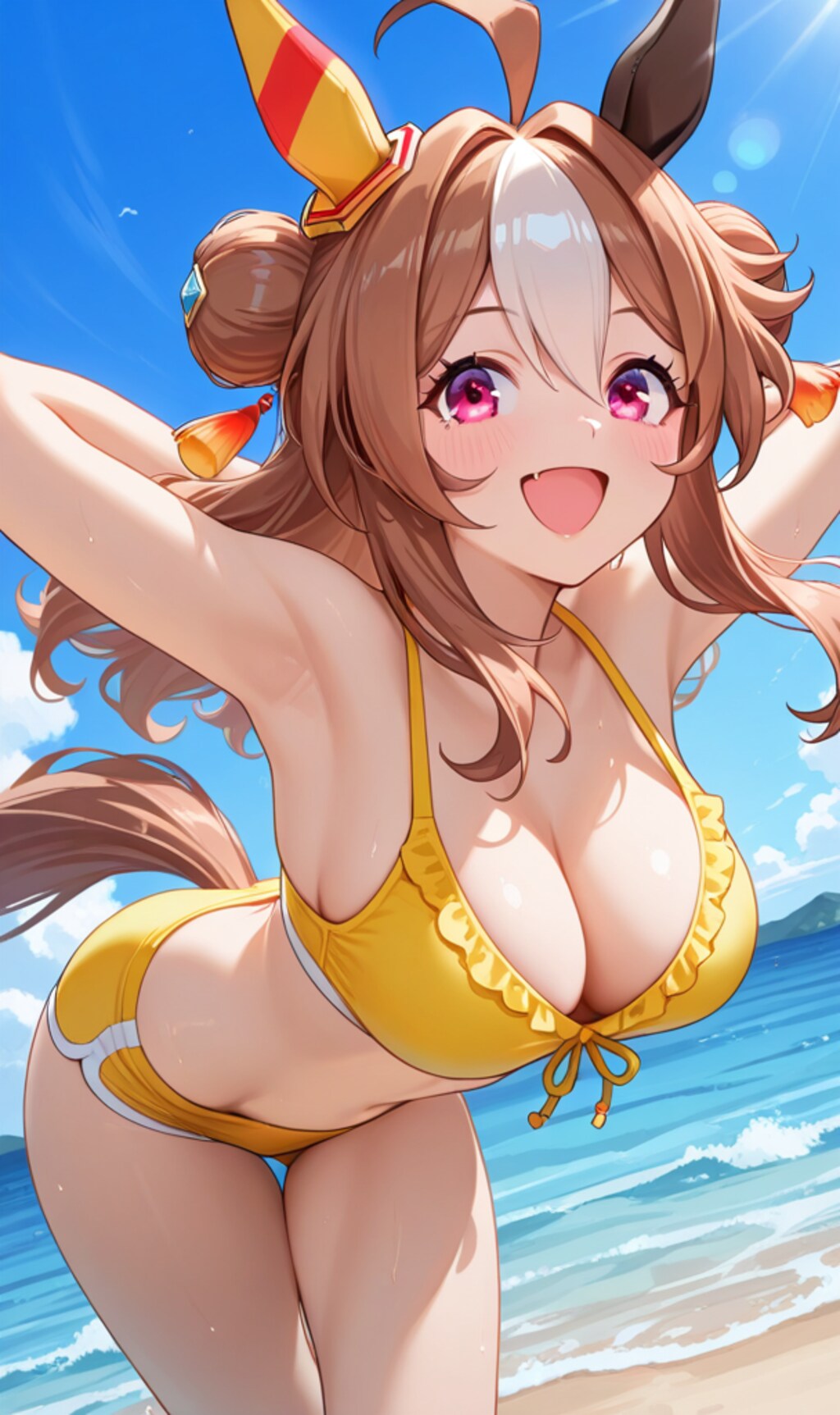 ウマ娘　コパノリッキー　水着