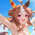ウマ娘　コパノリッキー　水着 6枚目
