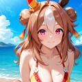 ウマ娘　コパノリッキー　水着 4枚目