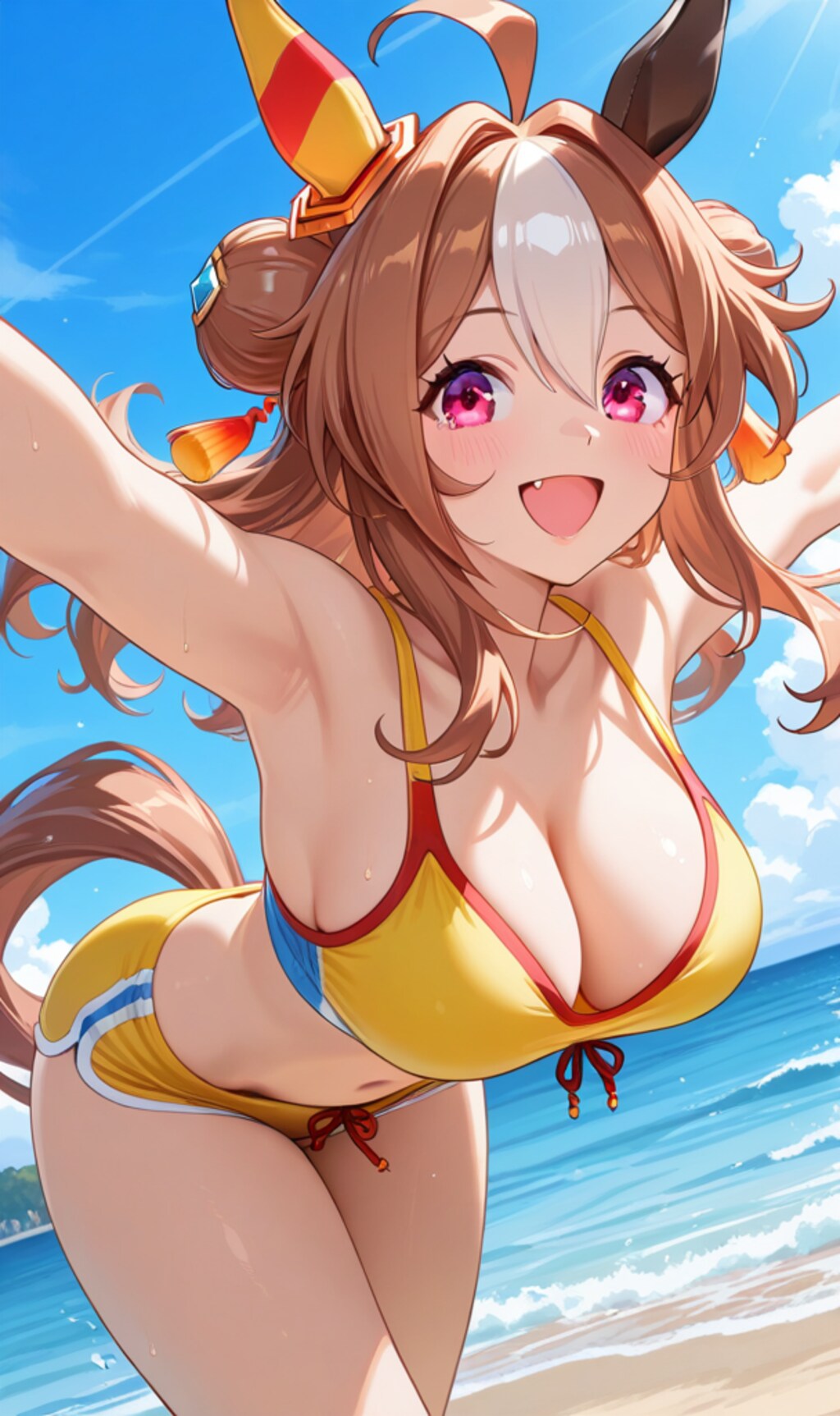 ウマ娘　コパノリッキー　水着