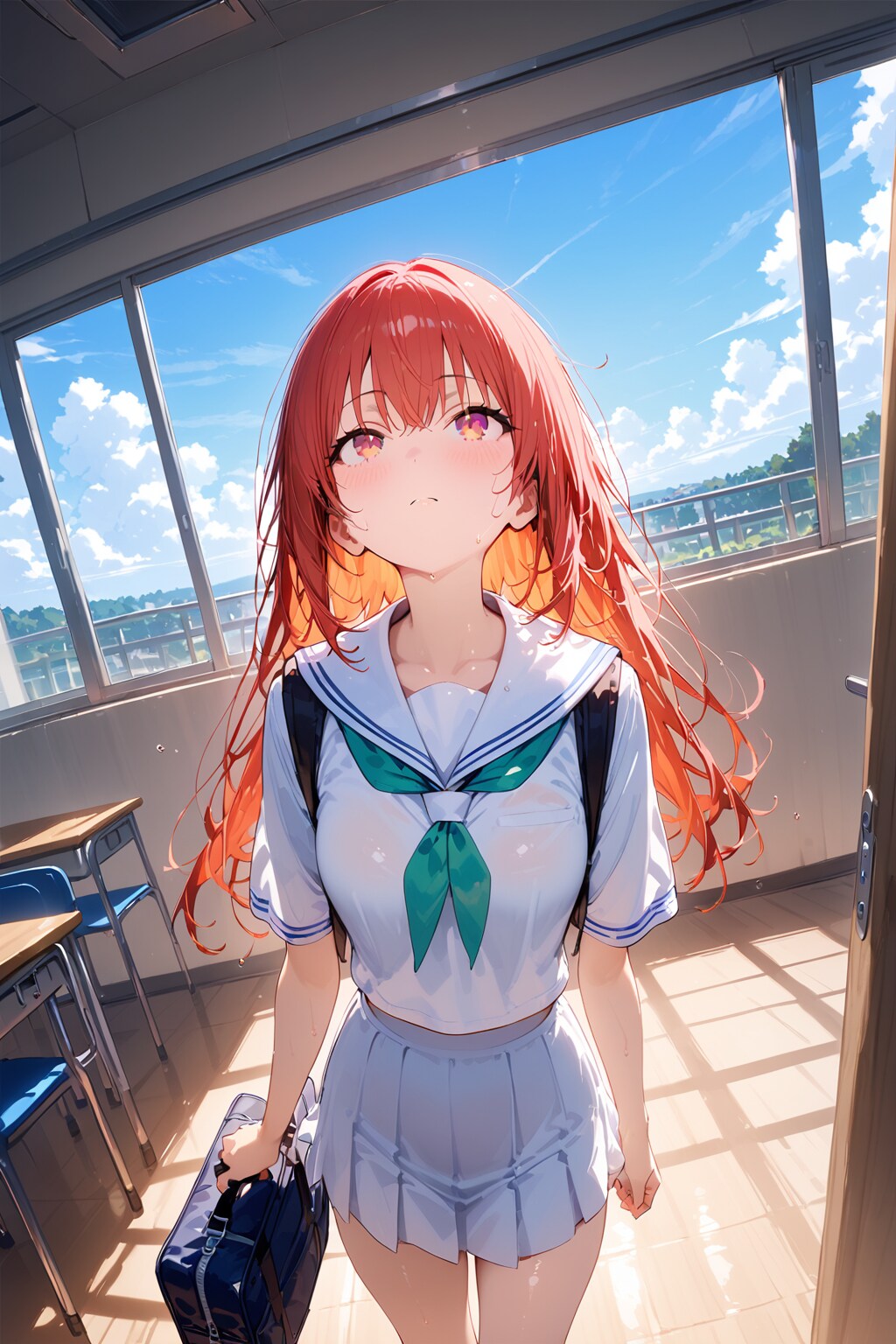暑いんですけど　習作