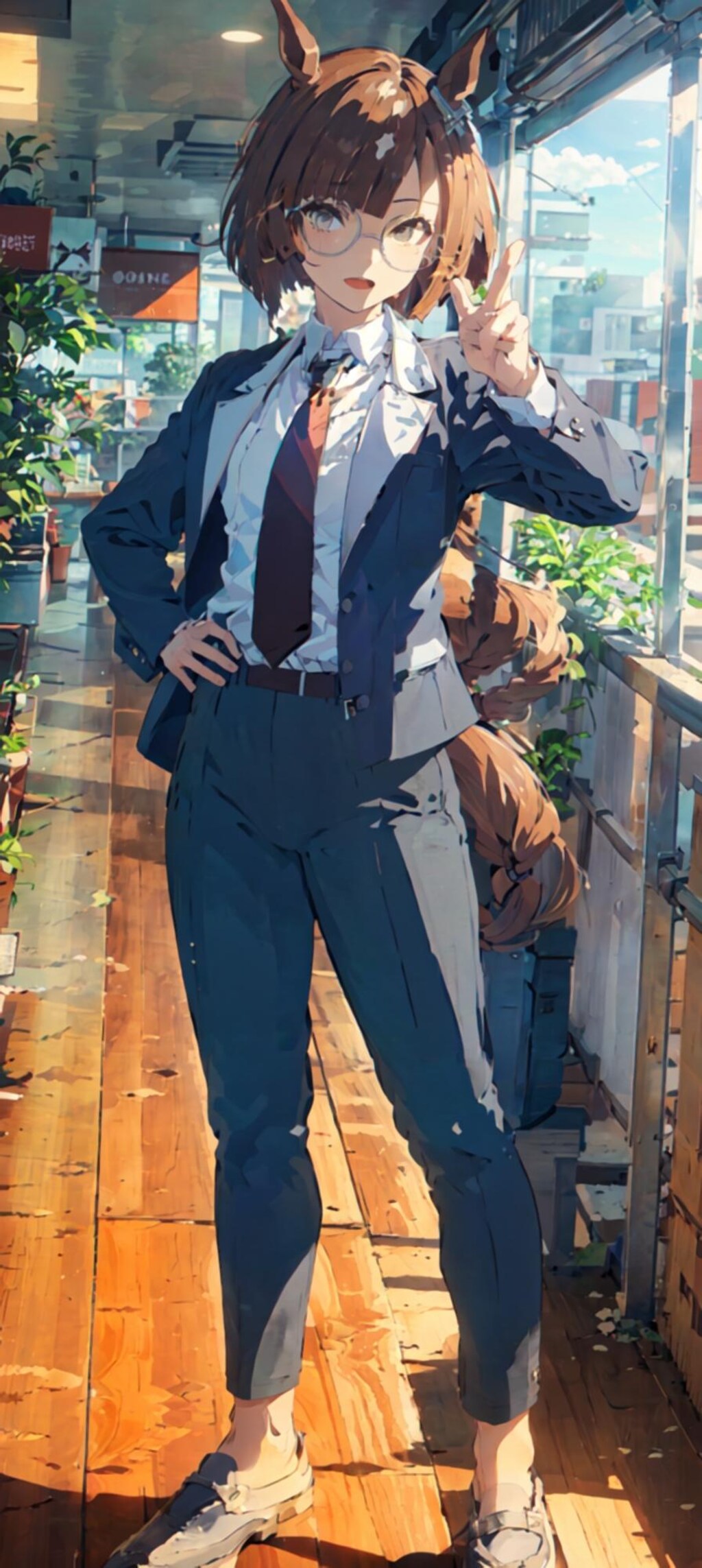 トレセンウマ娘のスーツのすがた20231115