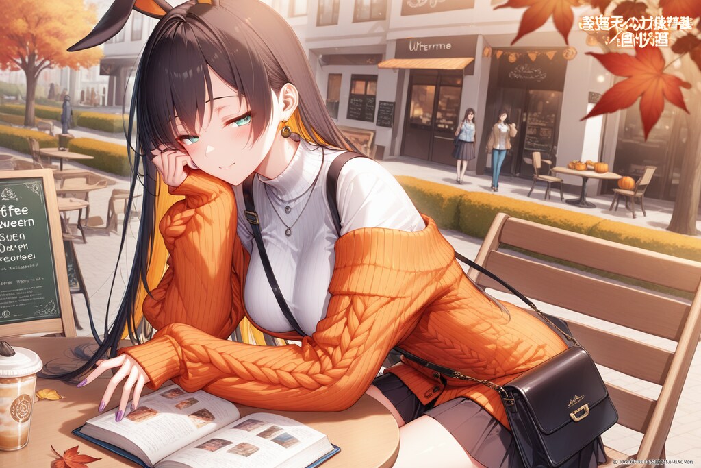 💕🍁読書の秋はカフェで過ごして🍁💕