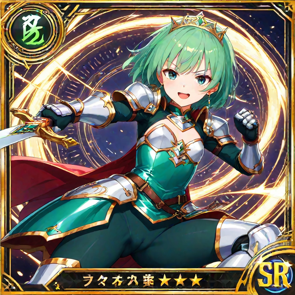 [10枚] 第3弾登場「ロリっ子プリンセス」シリーズ！今度の姫はプリンセスナイトだ！かっこかわいい姫たちの勇姿を目に刻もう！光り輝くカードをその手に!!!（姫さま！２６の３） | の人気AIイラスト・グラビア