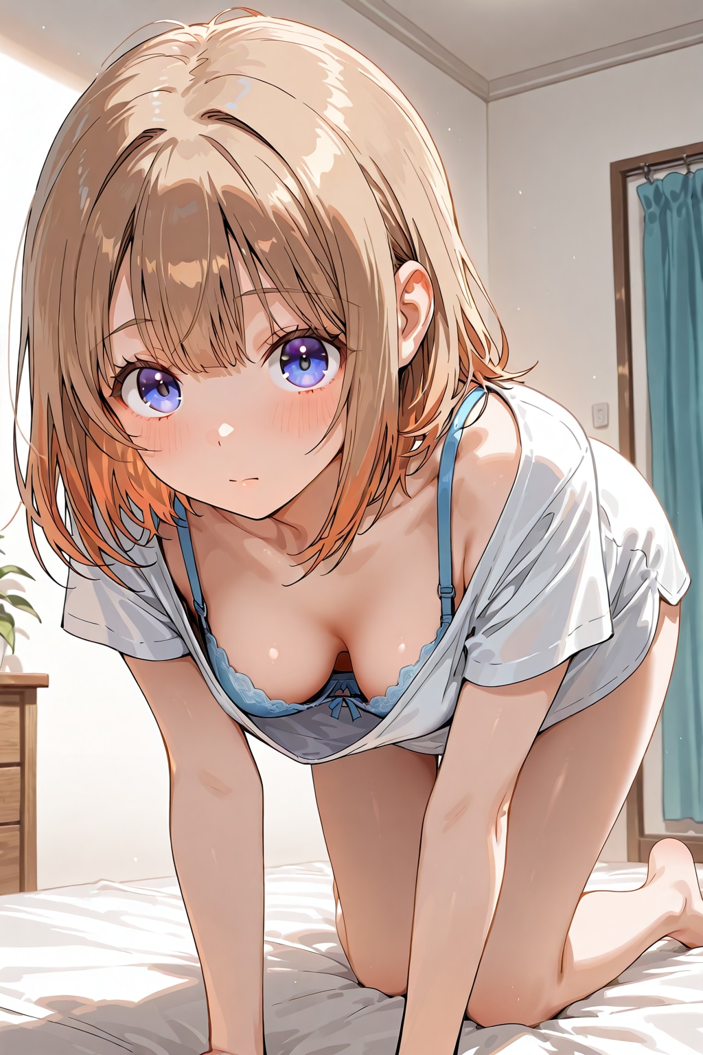 胸チラ042
