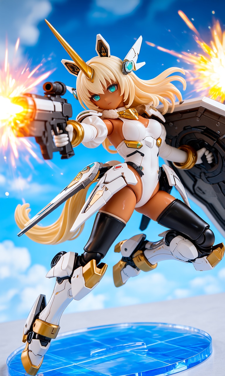 異世界制服少女達　メカ娘　ユニコーン🦄　アクリルドールフィギュア