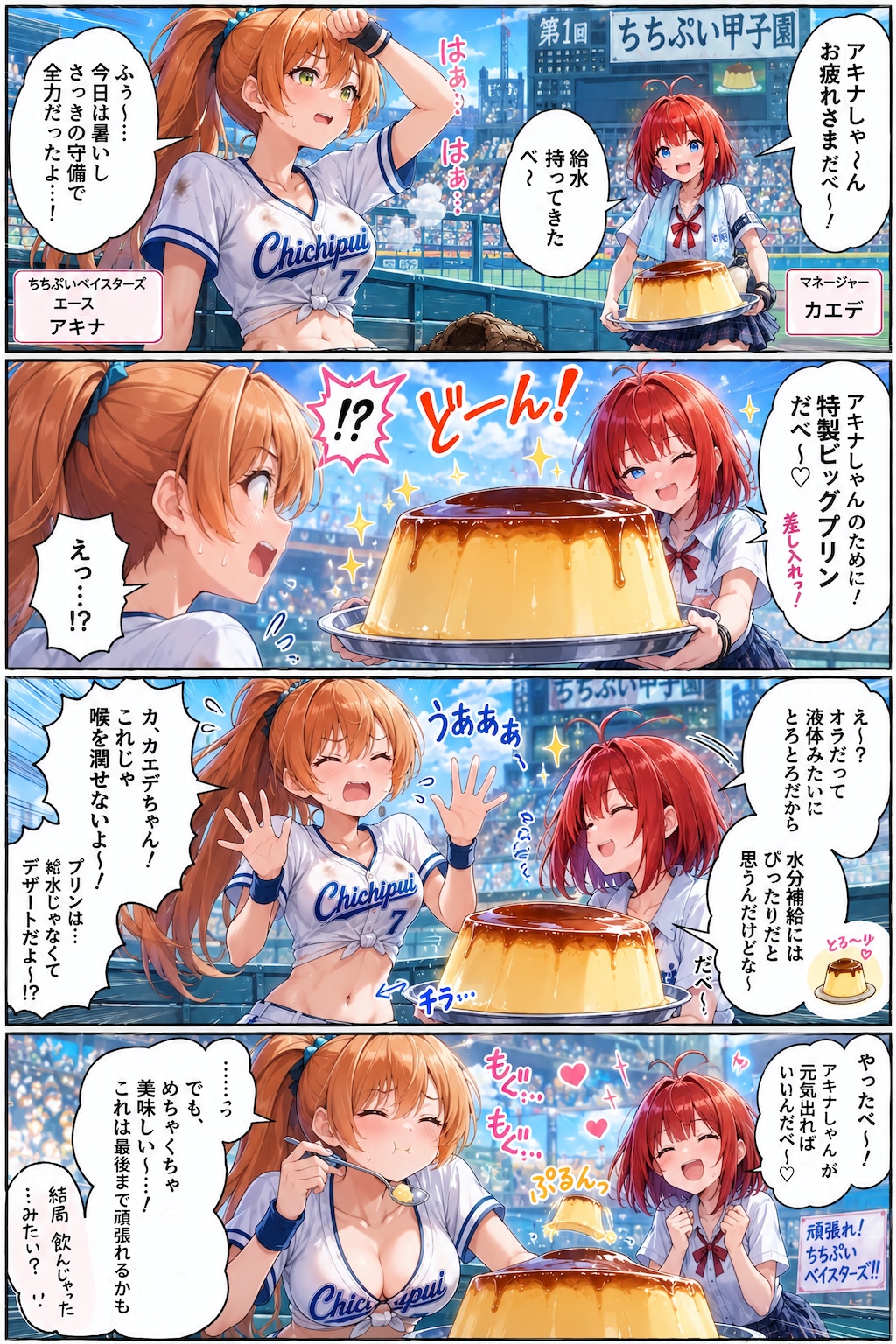 マイペースだよカエデちゃん〜野球にはプリンだべ？編