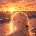夕暮れ企画投稿「オレンジ色のひととき」 2枚目