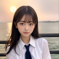 今日は夕日の海を見て帰りま～す 4枚目