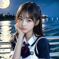 今日は夕日の海を見て帰りま～す 3枚目