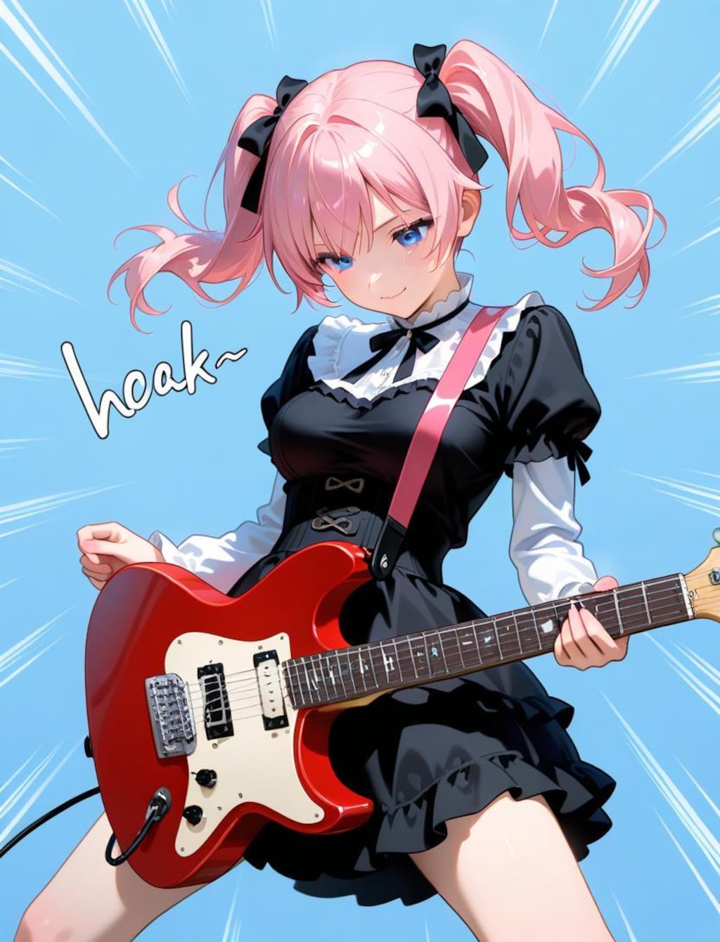 私のギターを聞け〜！