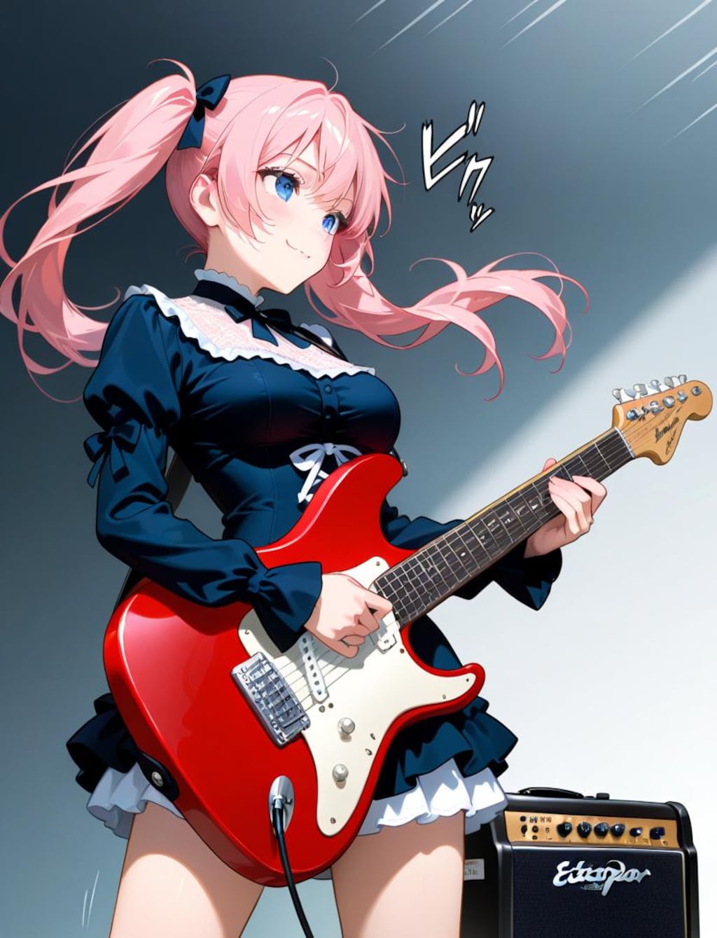 私のギターを聞け〜！