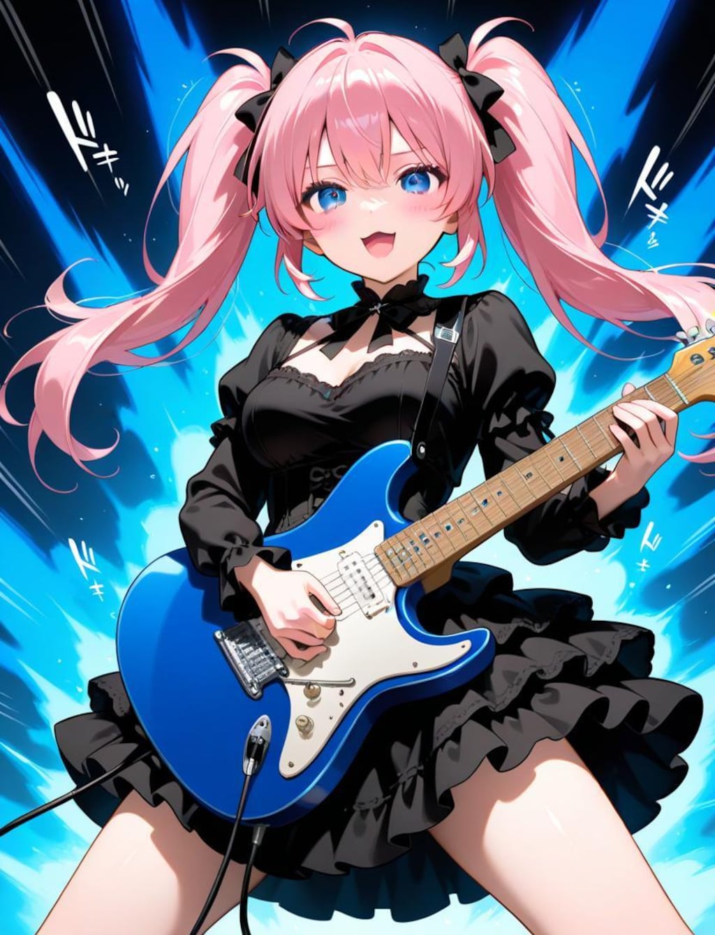 私のギターを聞け〜！