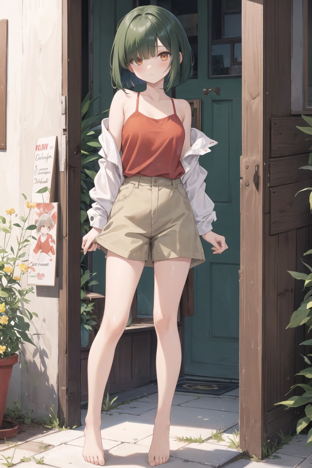 ファッションショー　目隠れボブ子　春＆夏編
