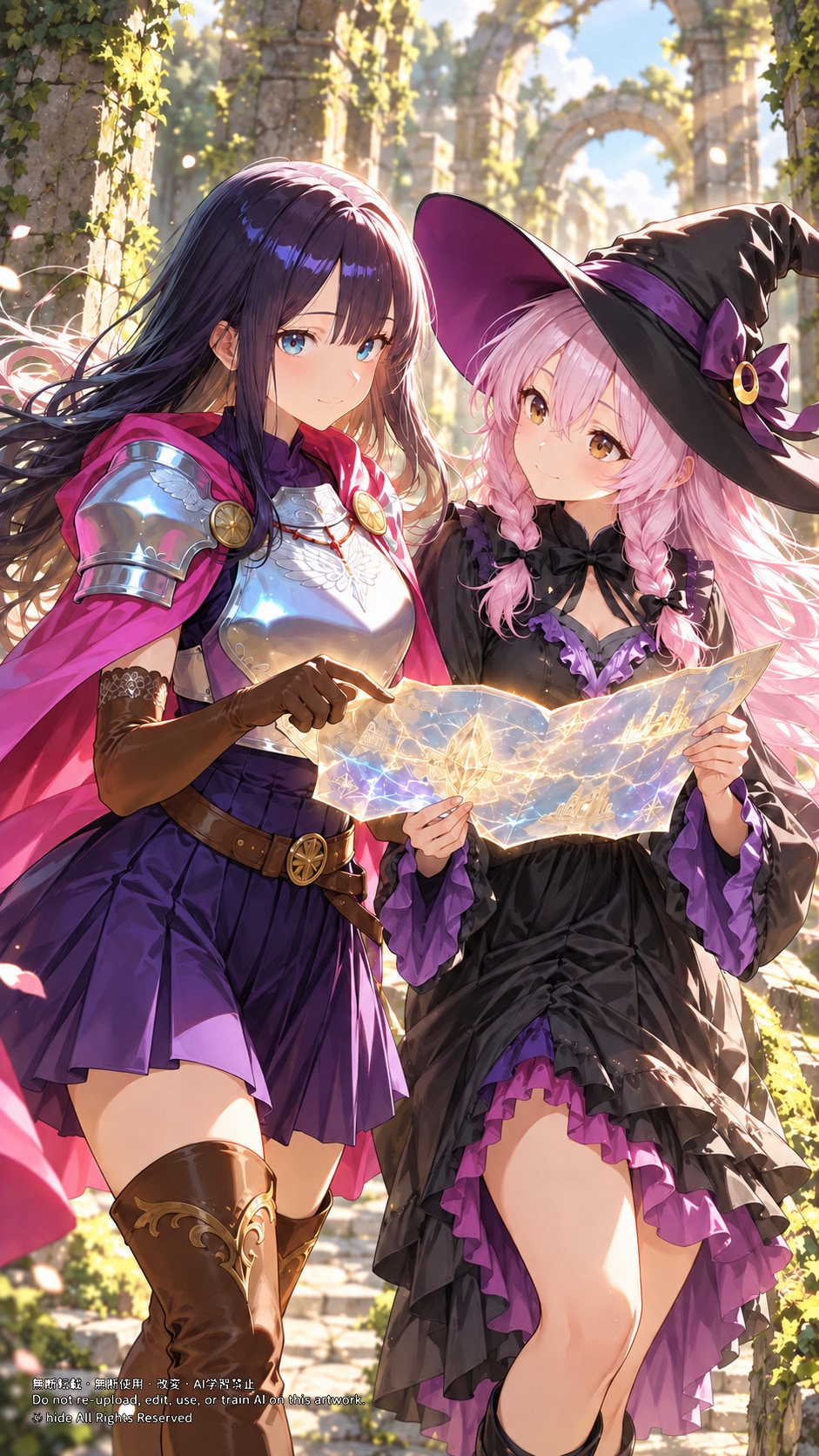 ⚔️🪄 美月さんとセラフィーナさん、旅の途中で | の人気AIイラスト・グラビア