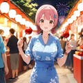 看板娘：マナ・テティス　夏休み編 4枚目