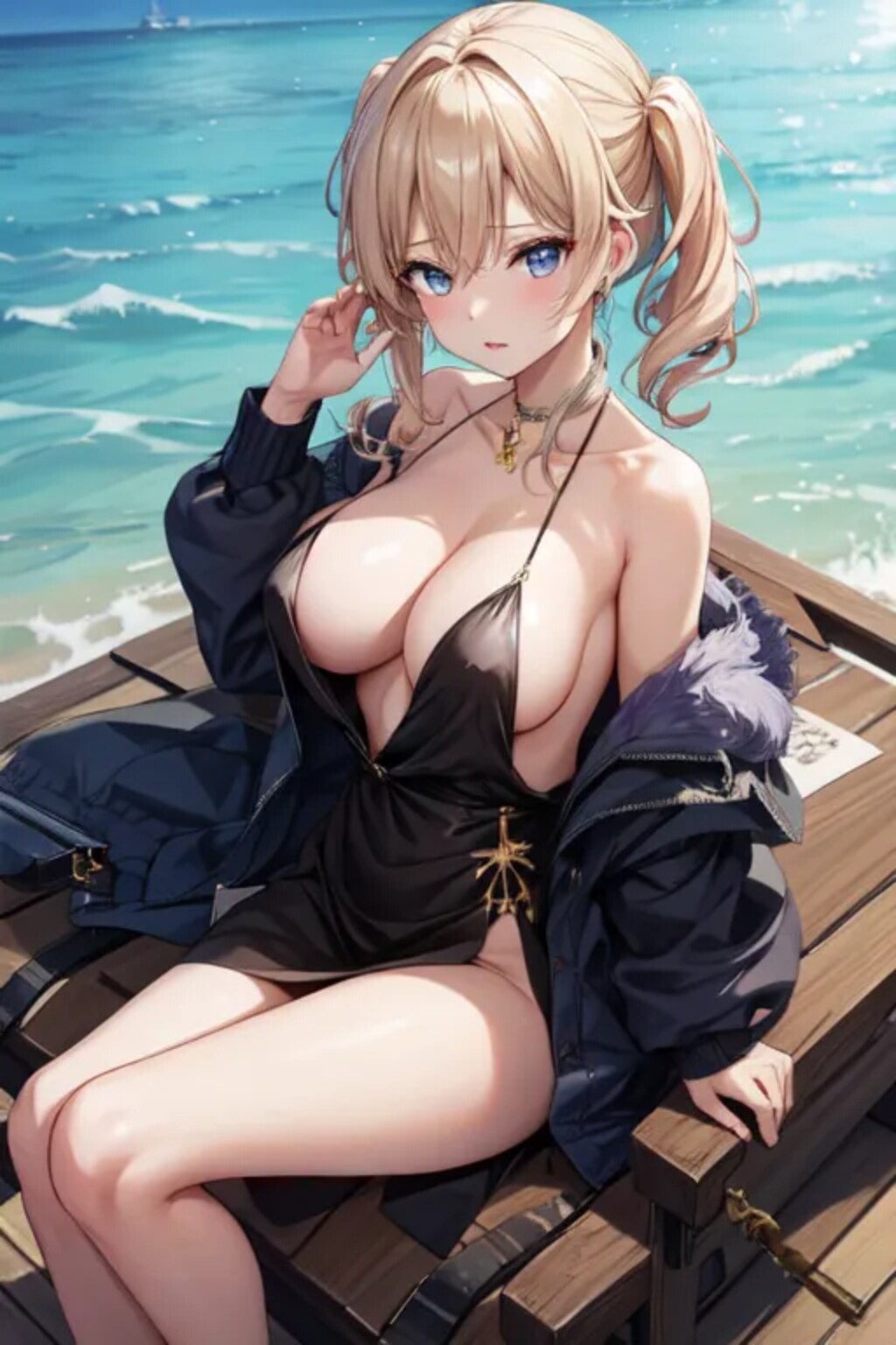 金髪ツインテ娘。