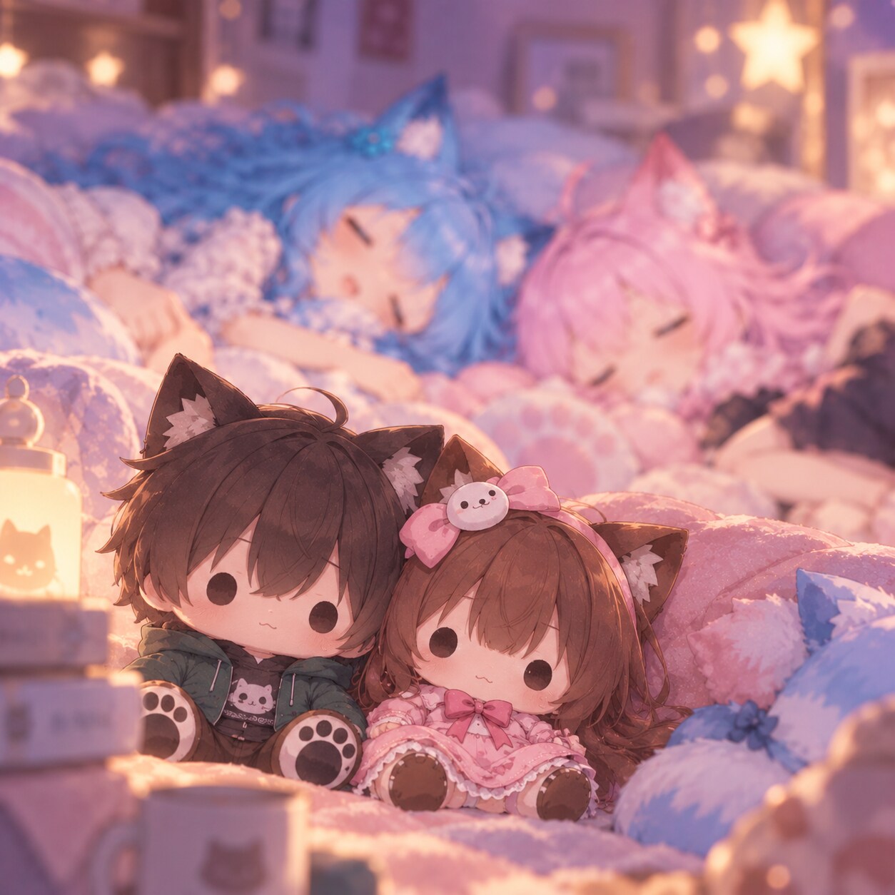 すやすや、の片隅で。 | の人気AIイラスト・グラビア