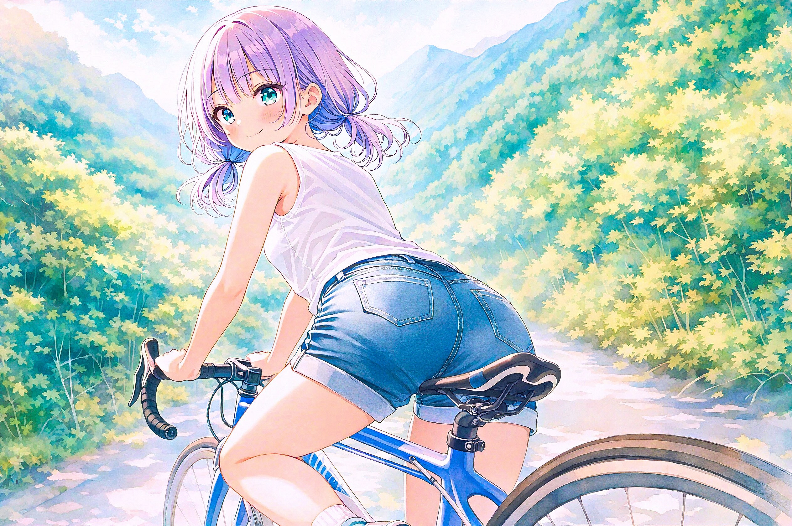 サイクリングしますわ