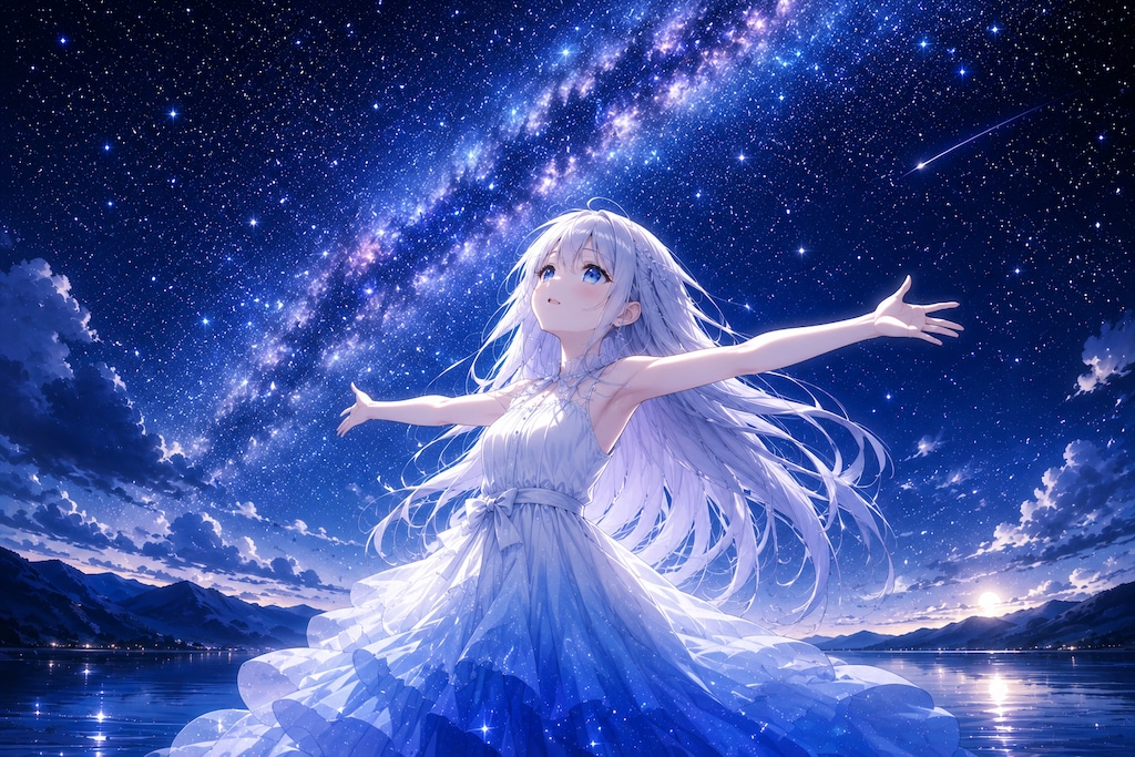 両手いっぱいの星空…！