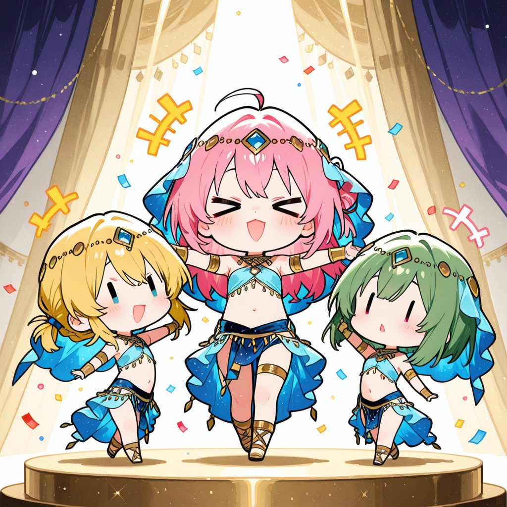 仲良しちゃんのダンスショー