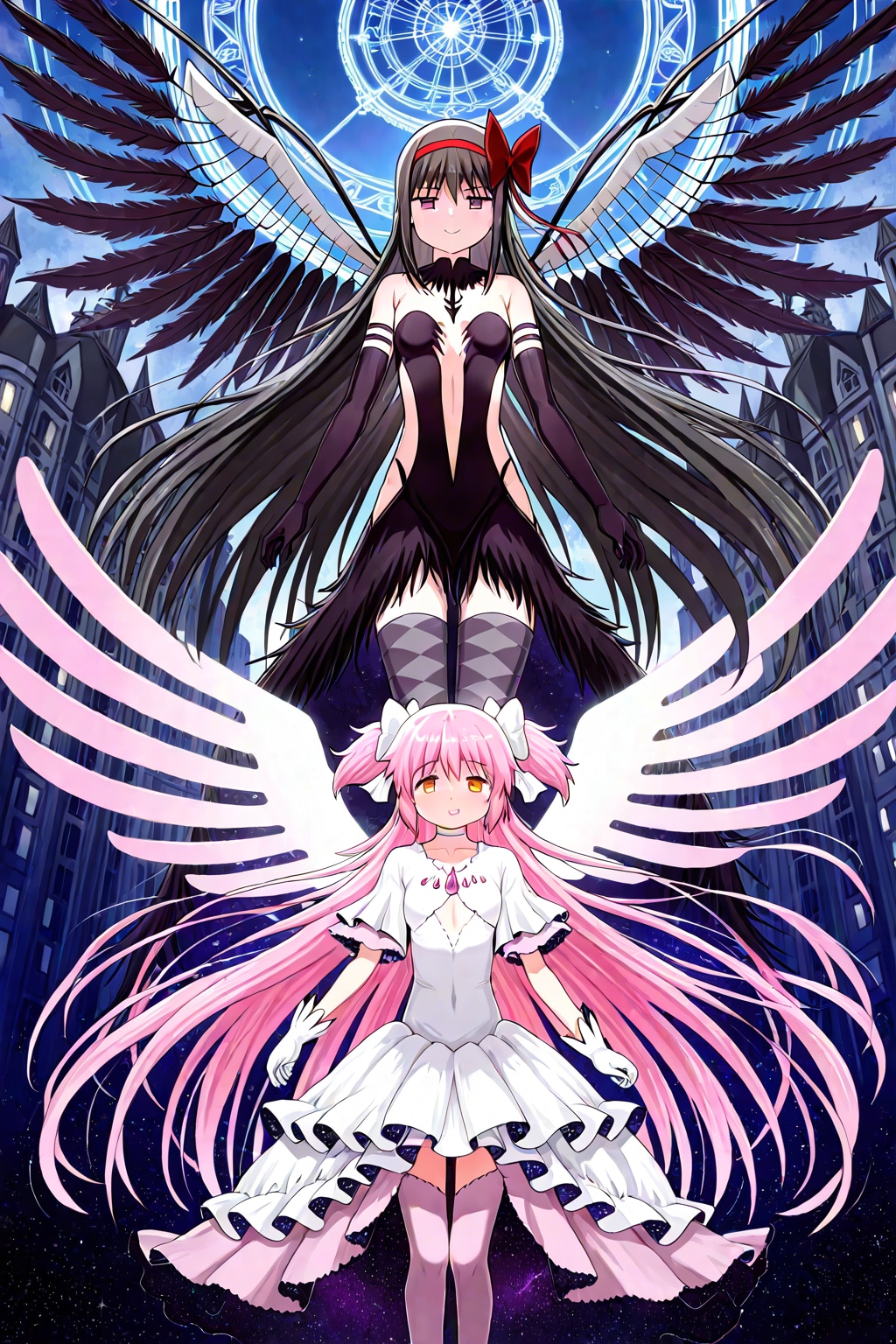 女神と悪魔 | の人気AIイラスト・グラビア