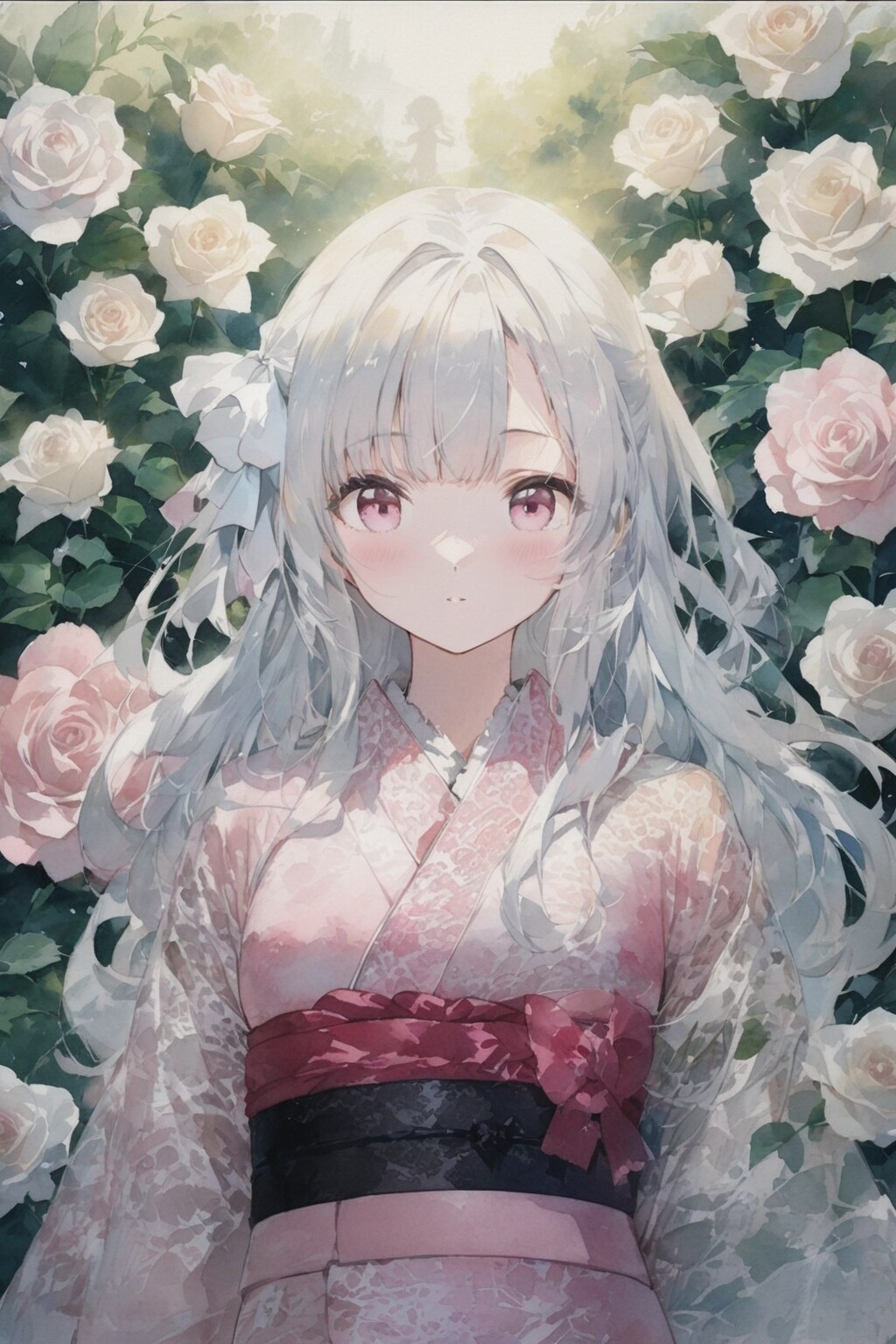 MIRAGE版 レース着物 | の人気AIイラスト・グラビア