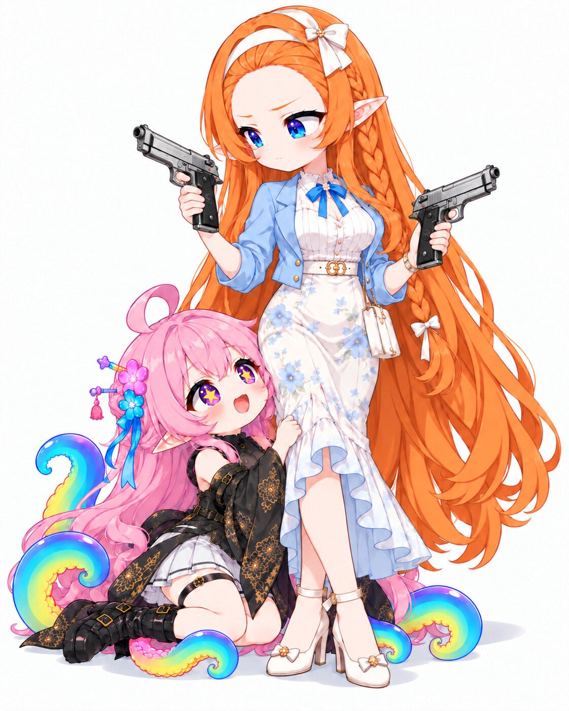 特殊弾を検討している亜紗さん with お尻しか見てない桃タコ | の人気AIイラスト・グラビア