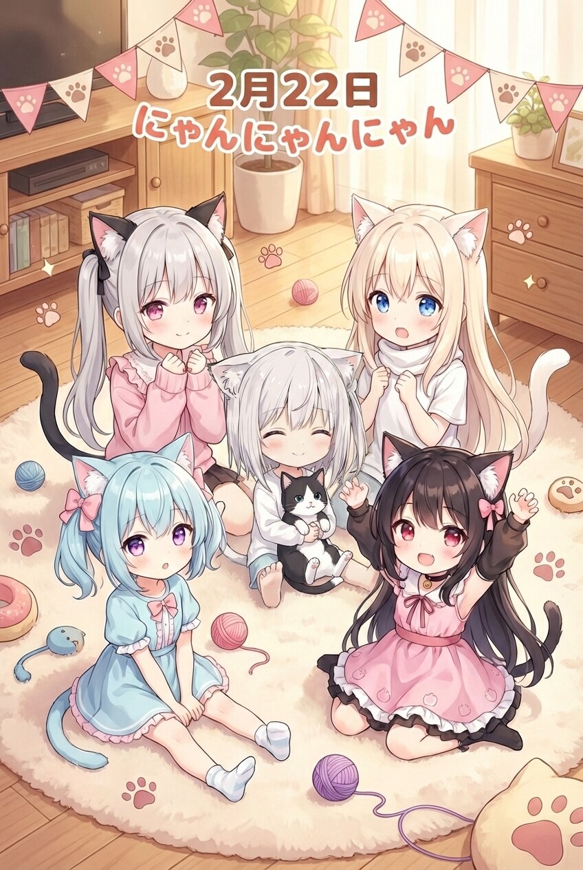 2月22日 にゃんにゃんにゃん🐱🐱🐱