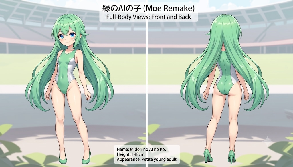 ワルノリ再開レオタード少女？