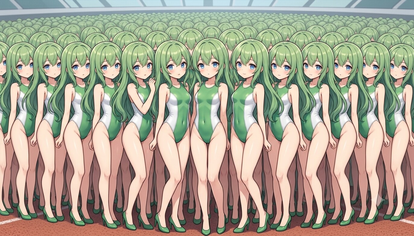 ワルノリ再開レオタード少女？