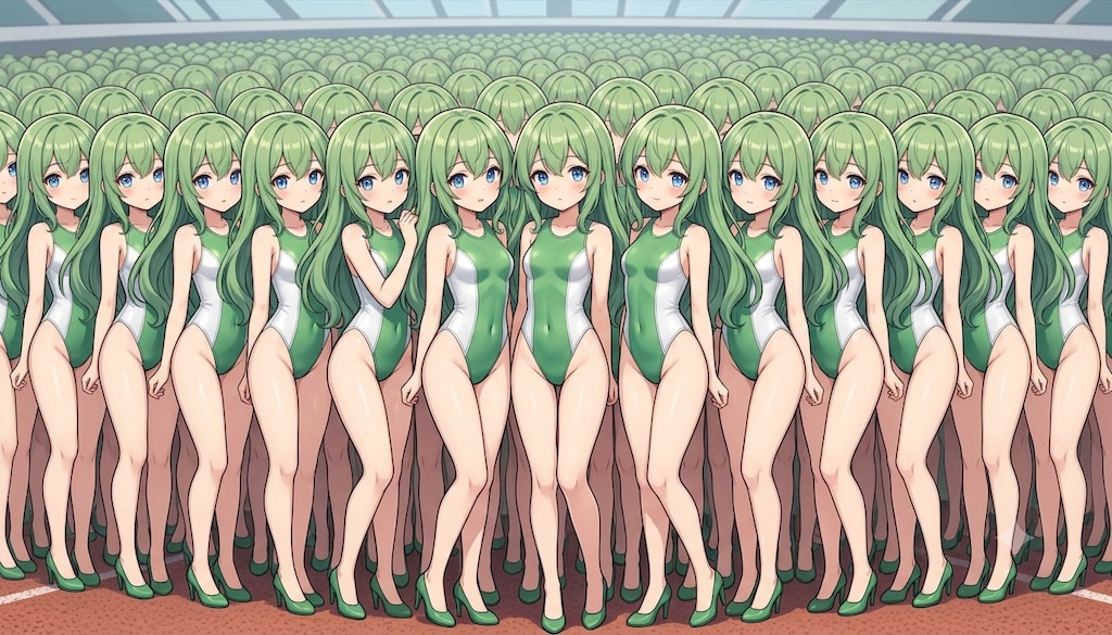 ワルノリ再開レオタード少女？