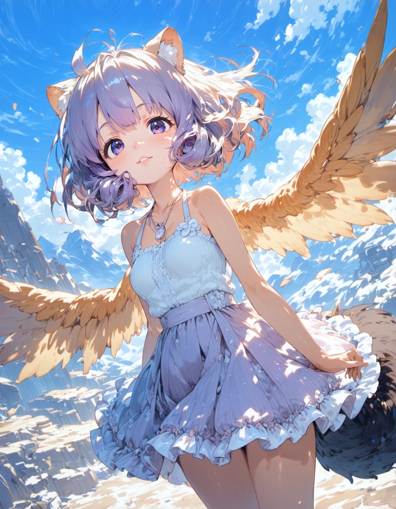 Born Between Sky and Feather