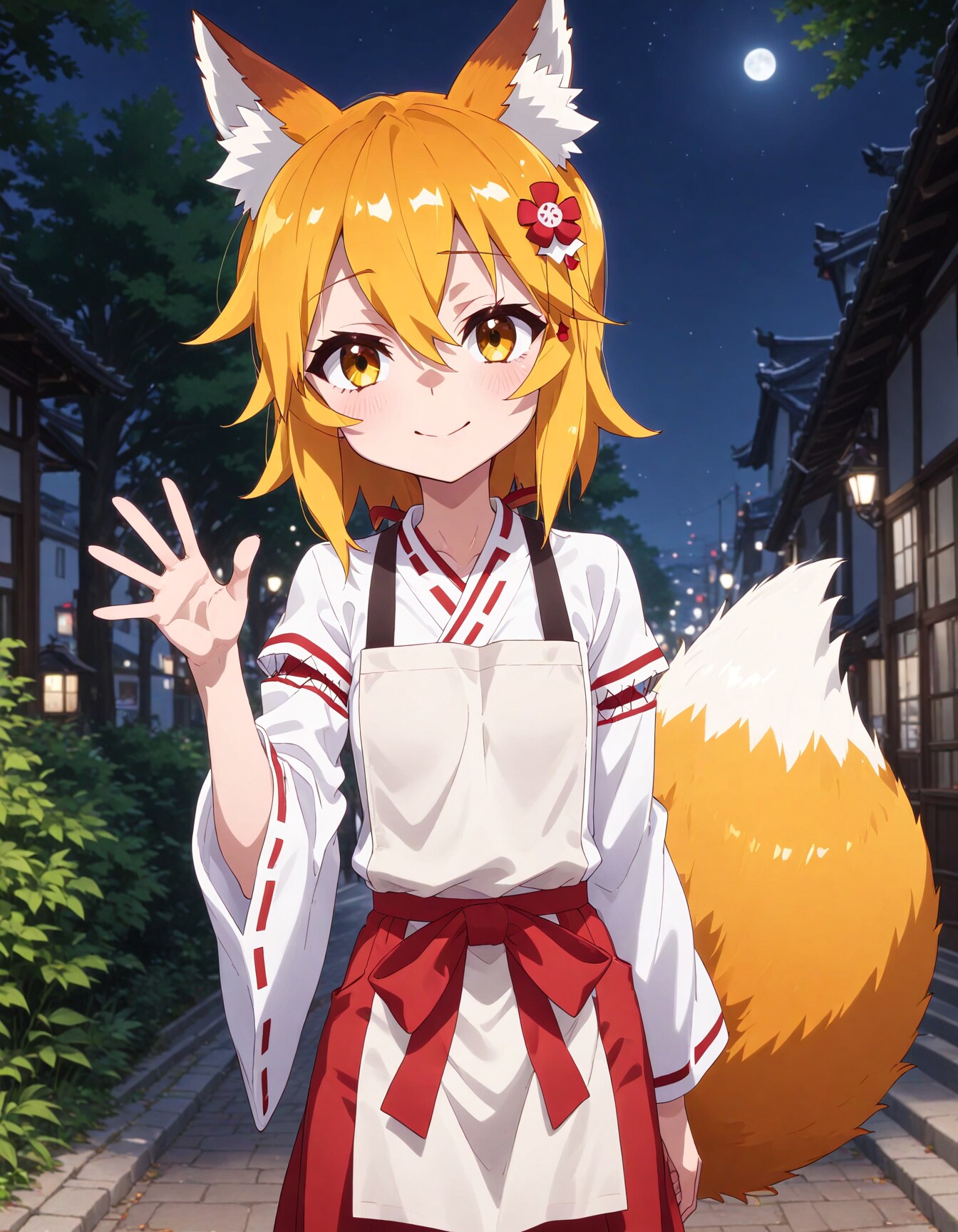 お迎え仙狐さん | の人気AIイラスト・グラビア