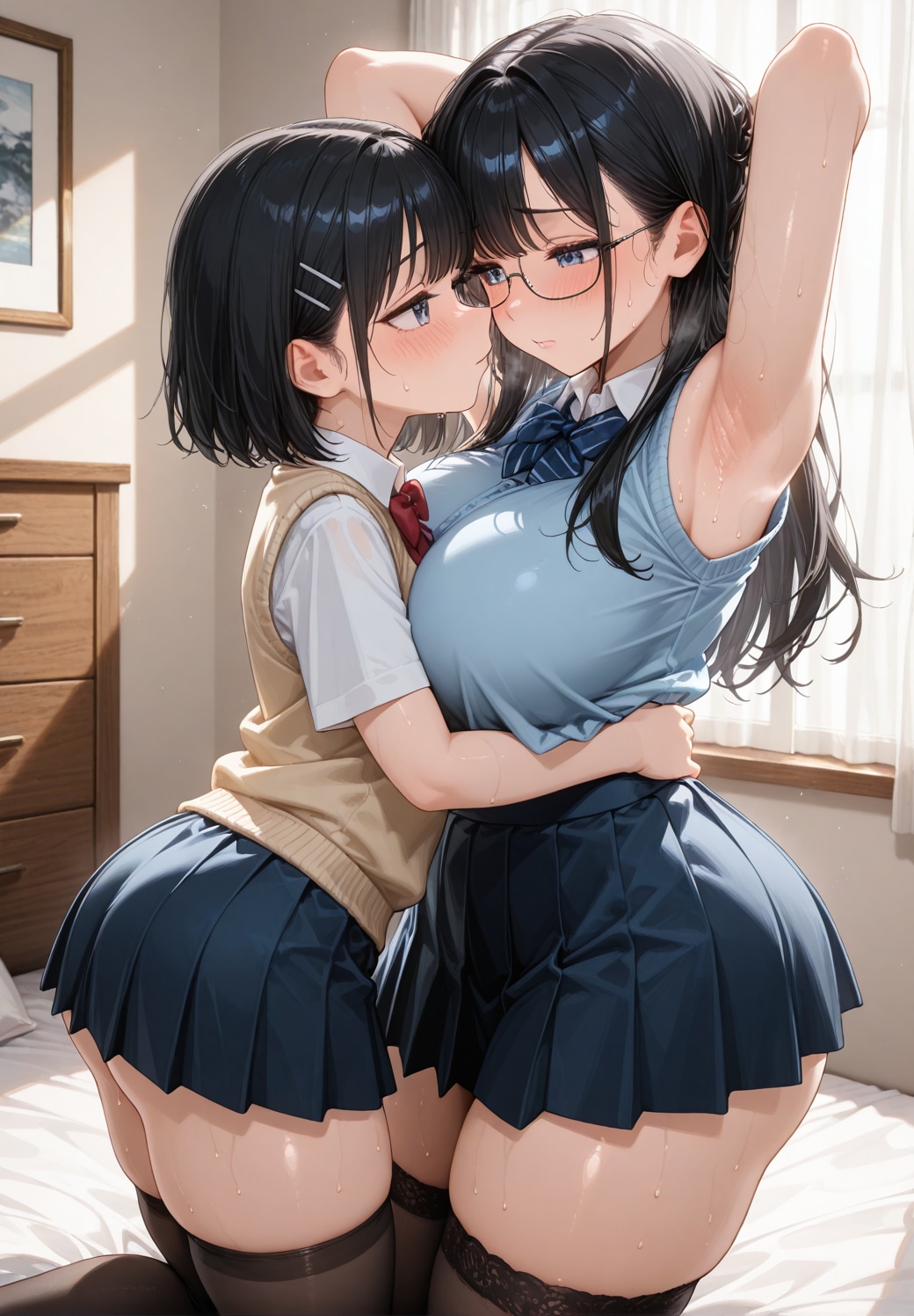 妹の友達と付き合ってます | の人気AIイラスト・グラビア