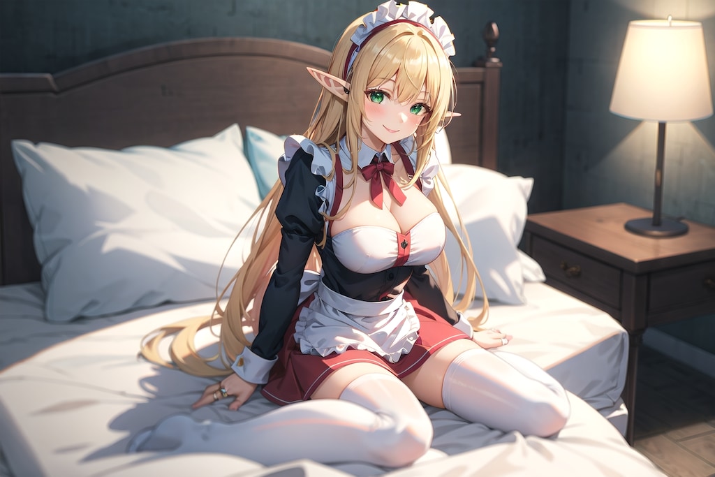 夜のメイドさん